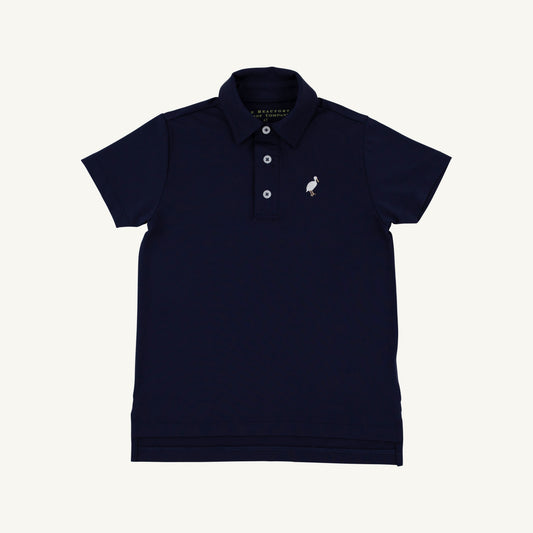 Prepletic prim and proper s/s polo - nantucket navy