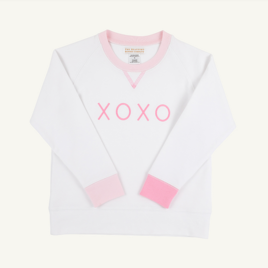 Cassidy comfy crewneck - xoxo