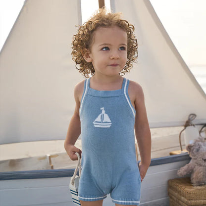 Nautical knit overall