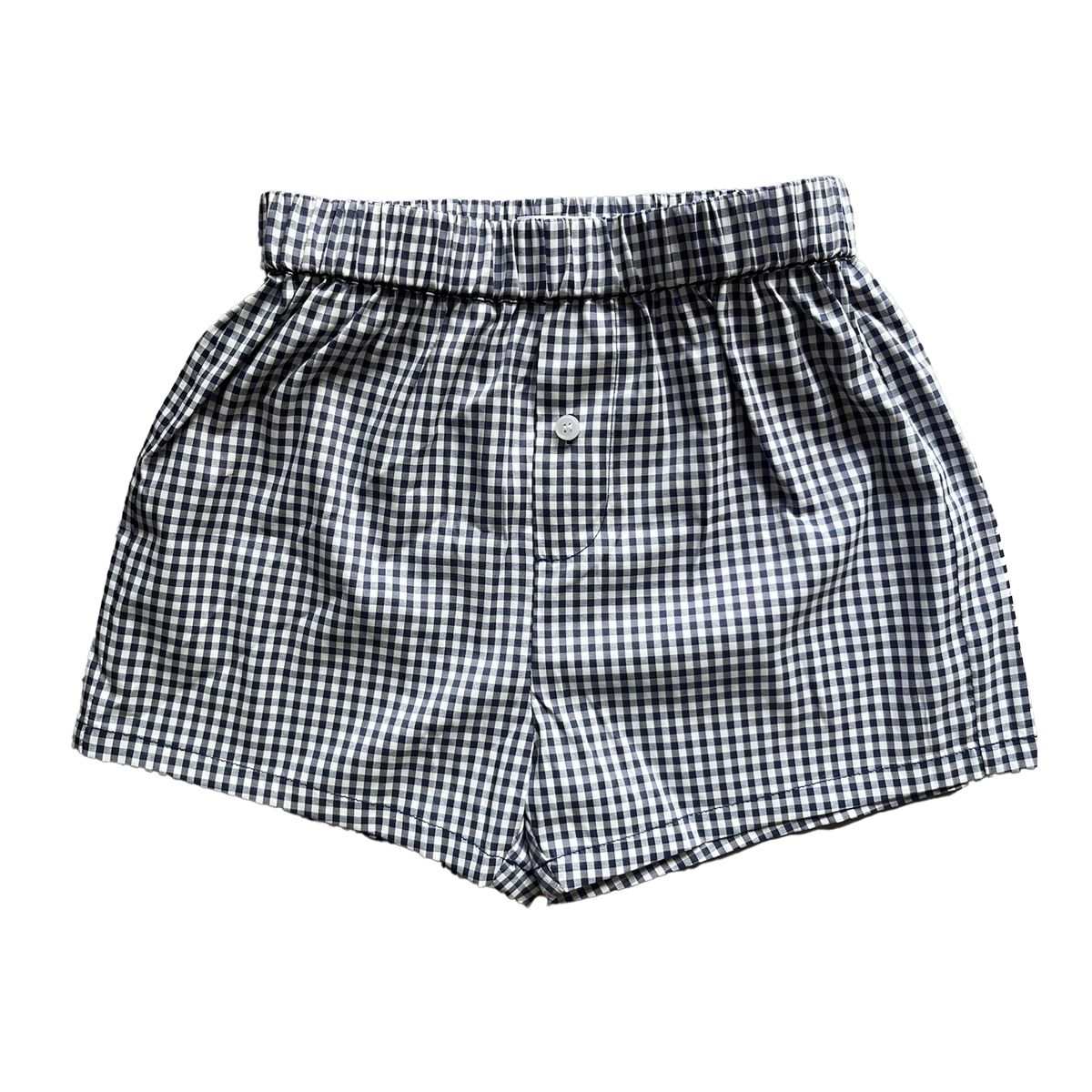 Gingham boxer shorts