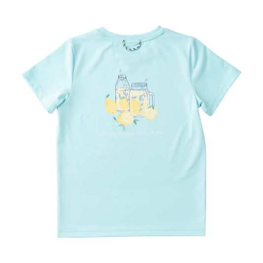 Pro perf. s/s tshirt - aruba blue