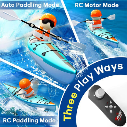 RC kayak paddler