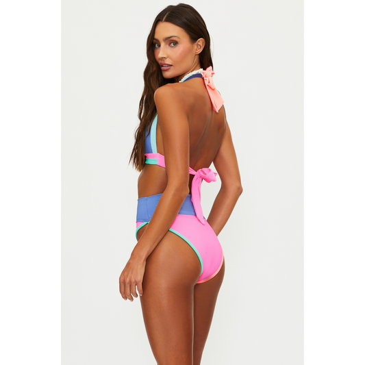 Emmy swim bottoms - sherbert shores colorblock