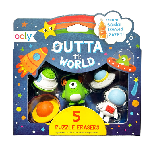 Outta this world - scented erasers