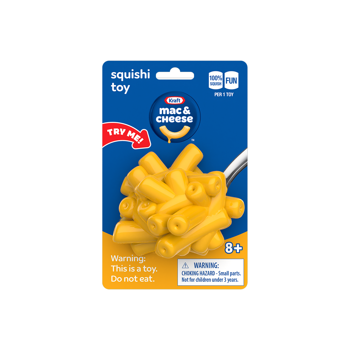 Mac & cheese squishi toy