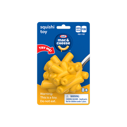 Mac & cheese squishi toy