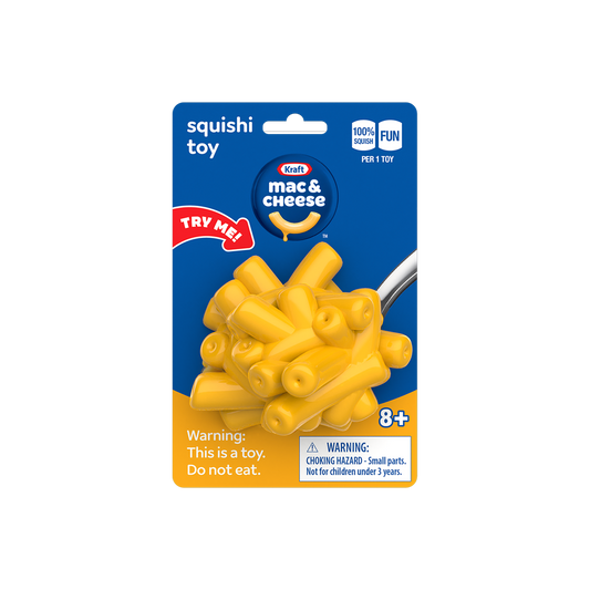 Mac & cheese squishi toy