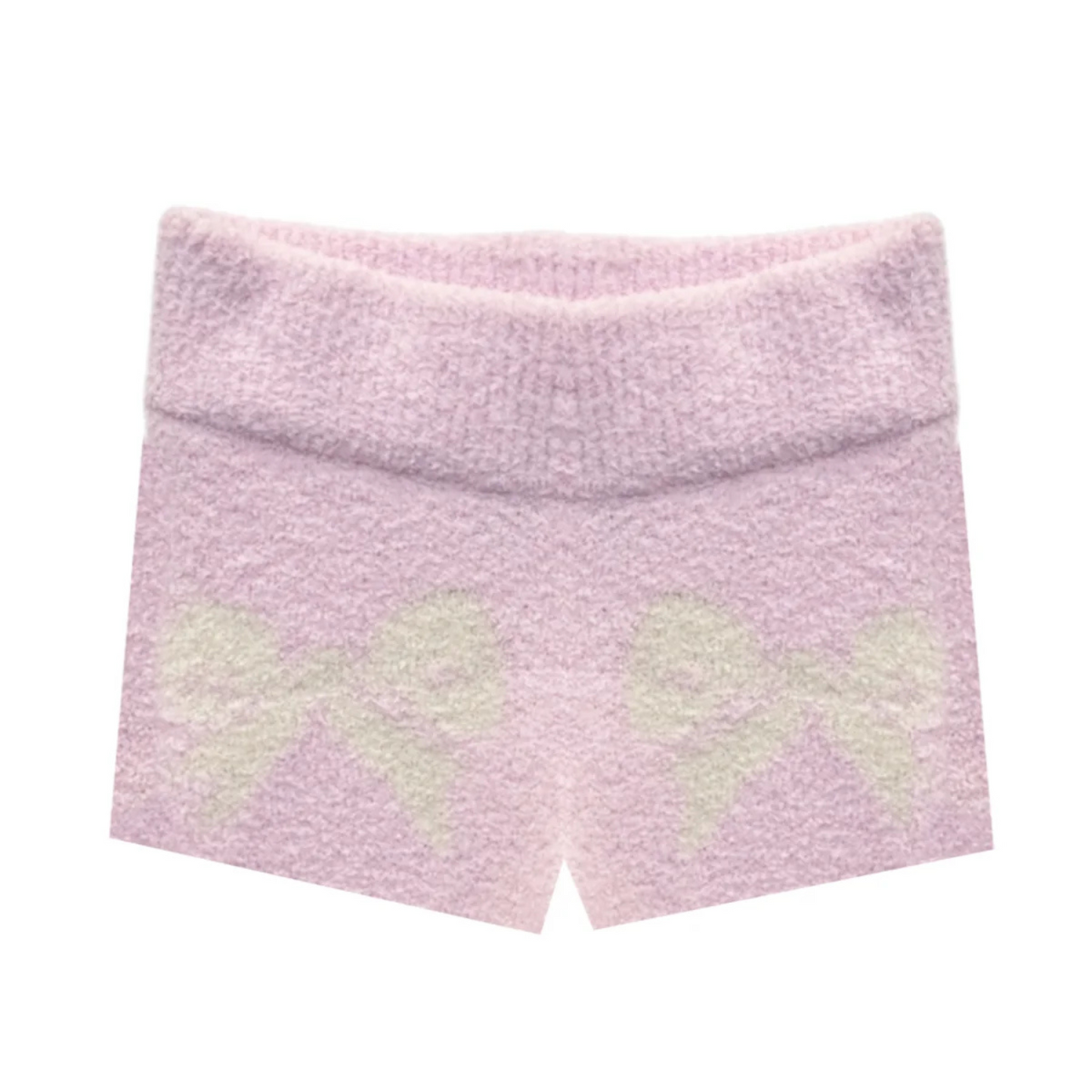 Parker shorts - baby pink/bows