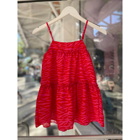 Lou mini dress - pink tiger