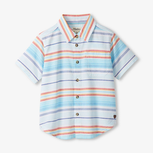 Sunset stripes button down