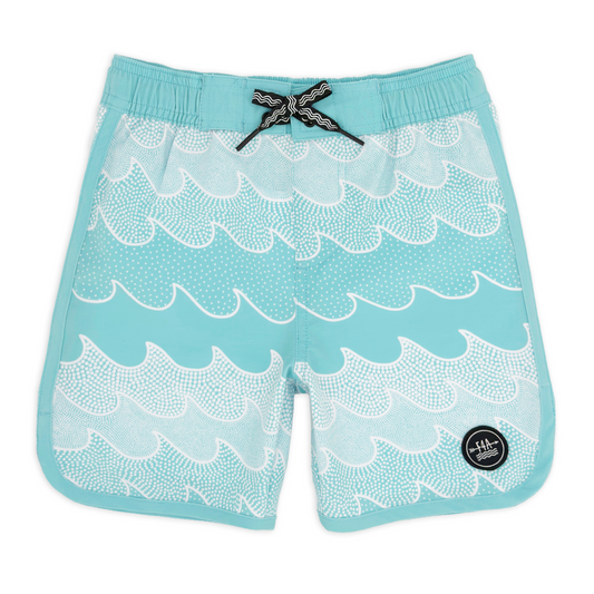 Scallop boardshorts - sea jet