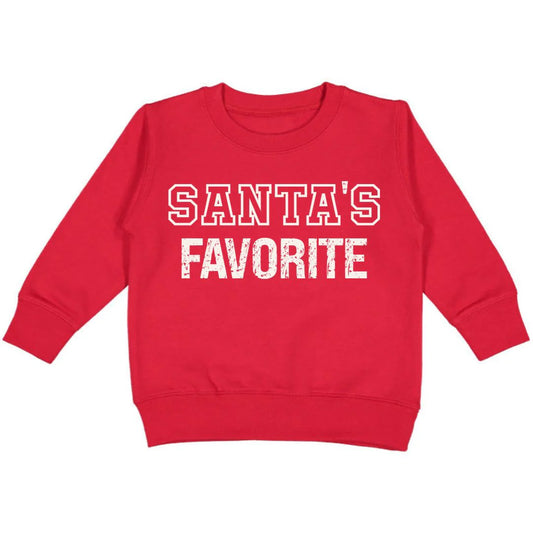 Santa's favorite sweatshirt - red
