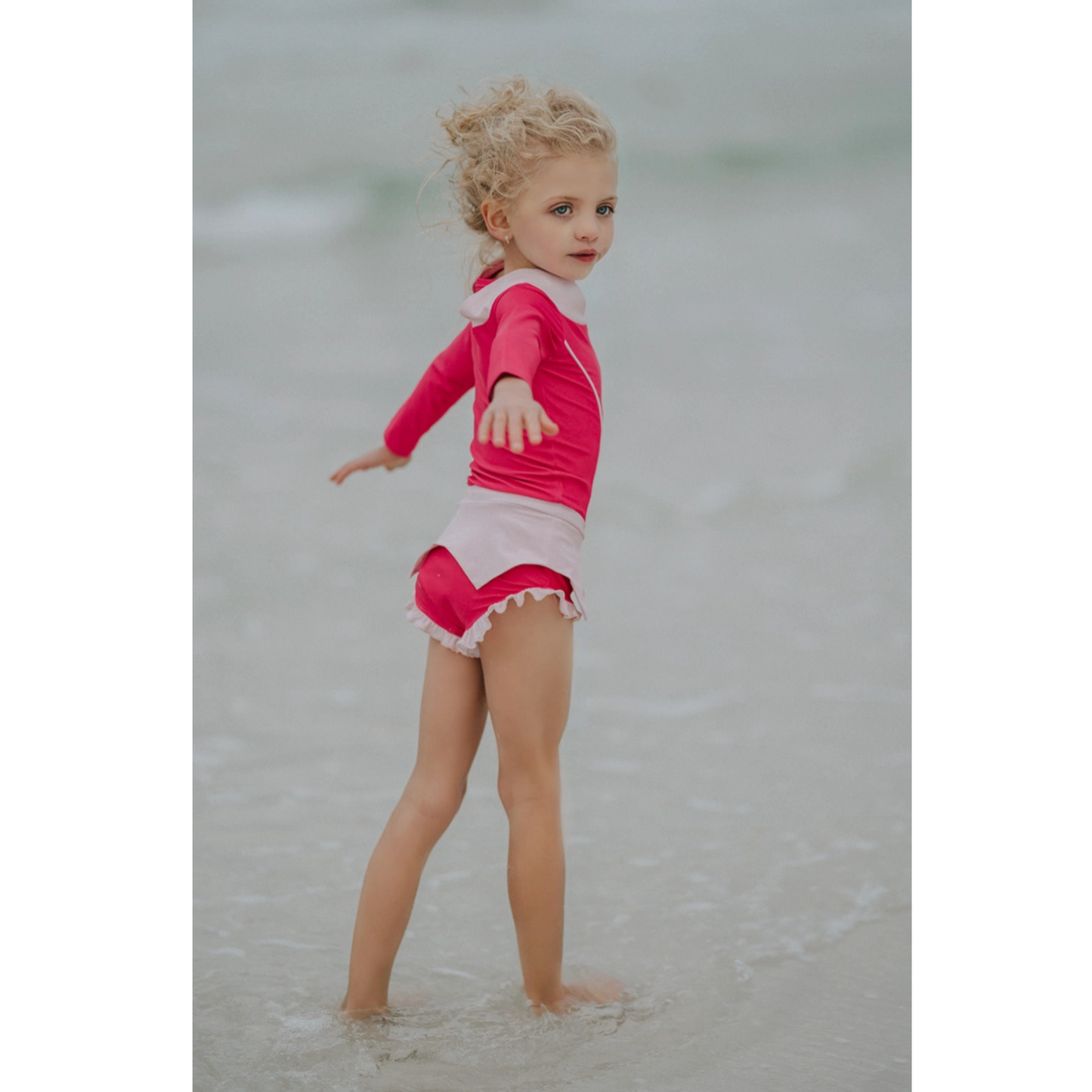 Sleeping beauty princess rashguard set