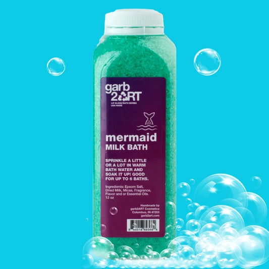 Mermaid milk bath