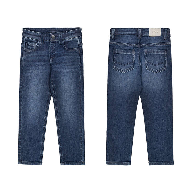 Basic slim fit trousers - dark
