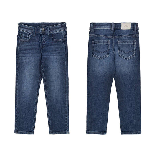 Basic slim fit trousers - dark