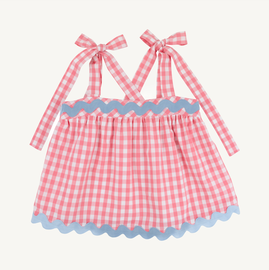 Tyler tie top - parrot cay coral