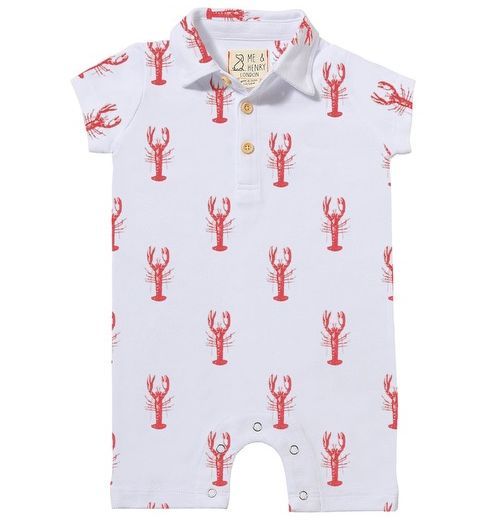 Molokai romper - white lobster