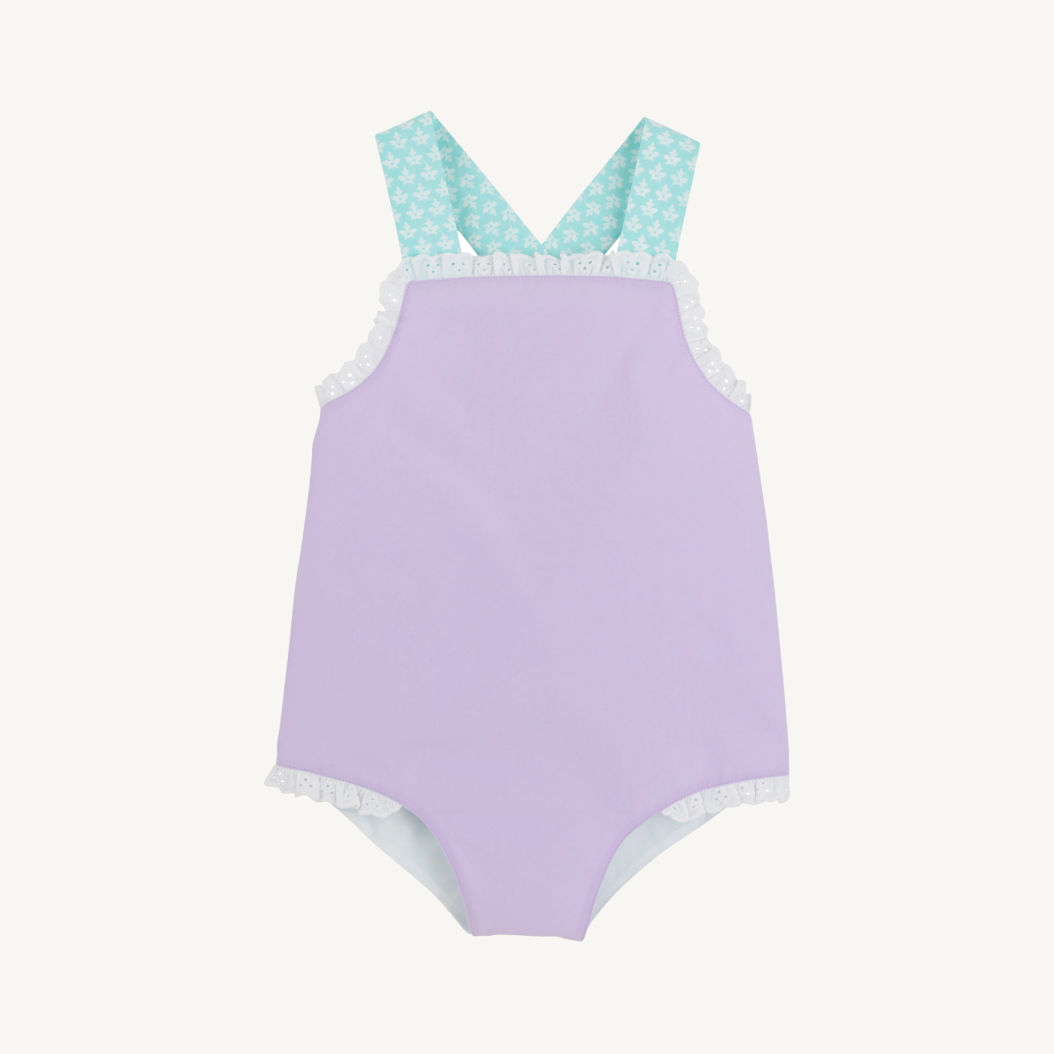 Sisi sunsuit - lauderdale lavender/dunmore doo-dad