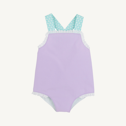 Sisi sunsuit - lauderdale lavender/dunmore doo-dad