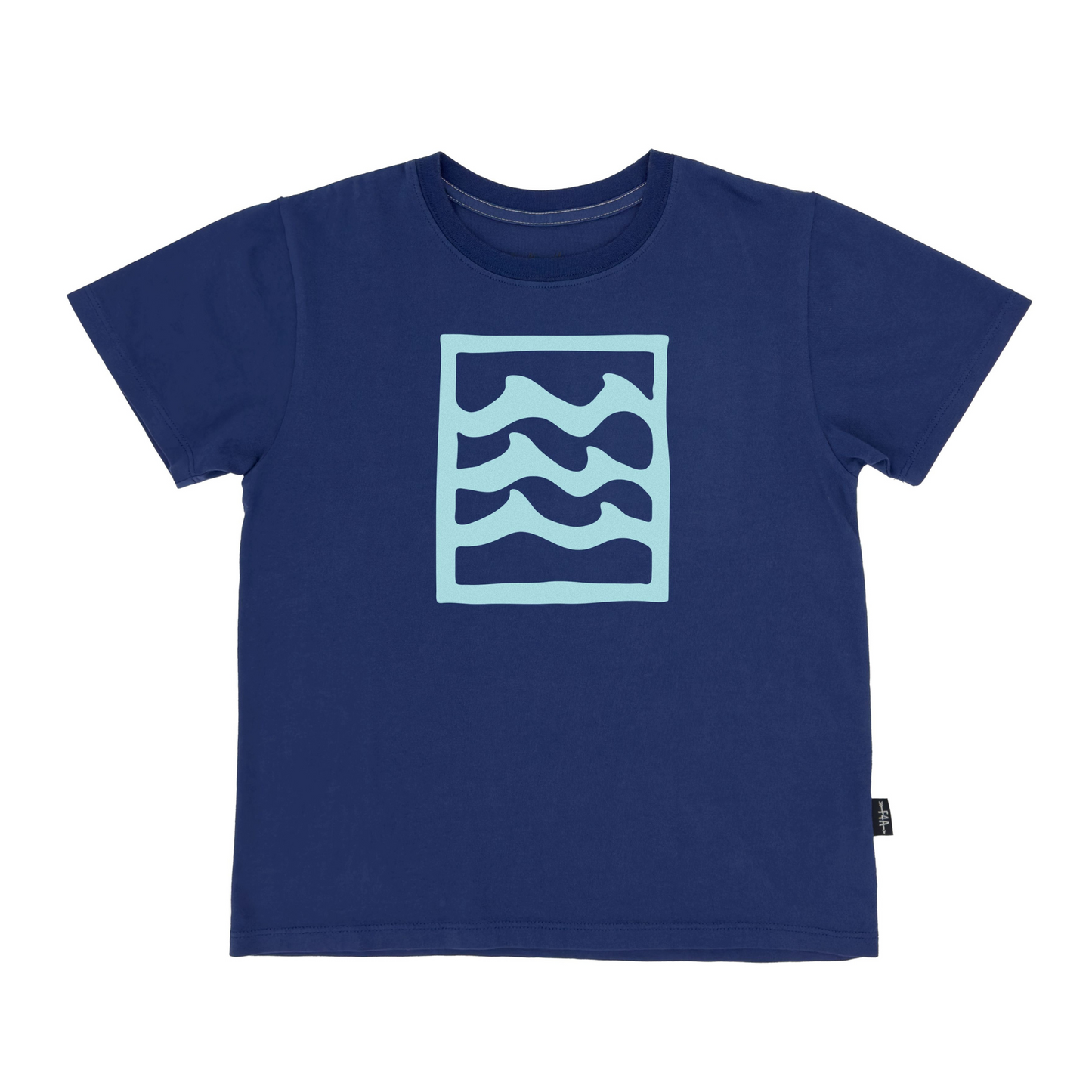Wave vintage tee - navy