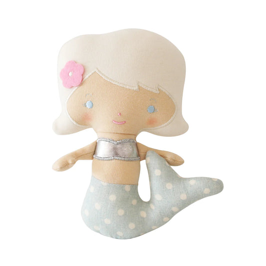 Mini Mila mermaid rattle - aqua