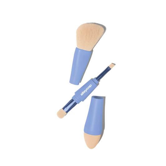 Multi-tasker 4in1 makeup brushes
