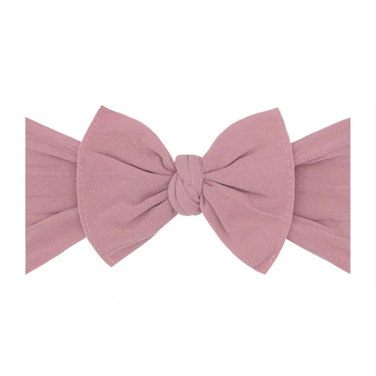 Knot headband - mauve
