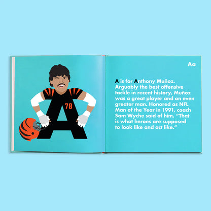 Football legends alphabet book