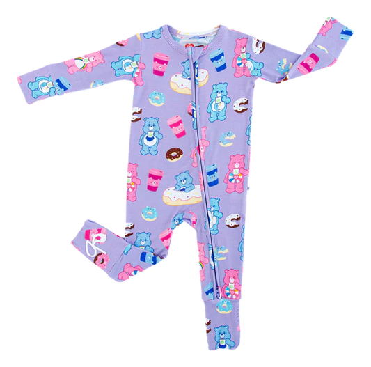 Care bears donuts & coffee conv. romper