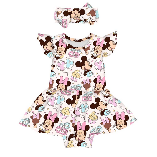 Mickey & Minnie park fun sweets twirl skirt bodysuit