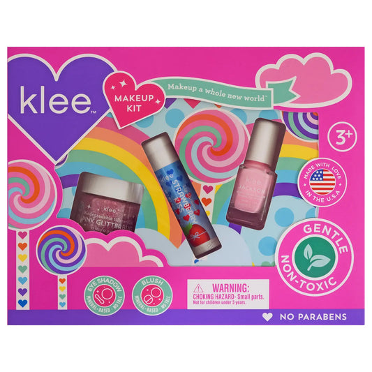Spinning pink - pinwheel love makeup kit