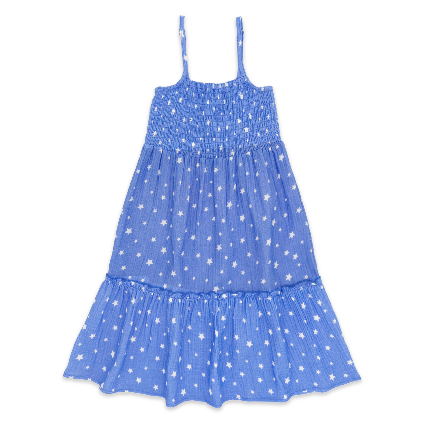 Marina dress - blue jay stars