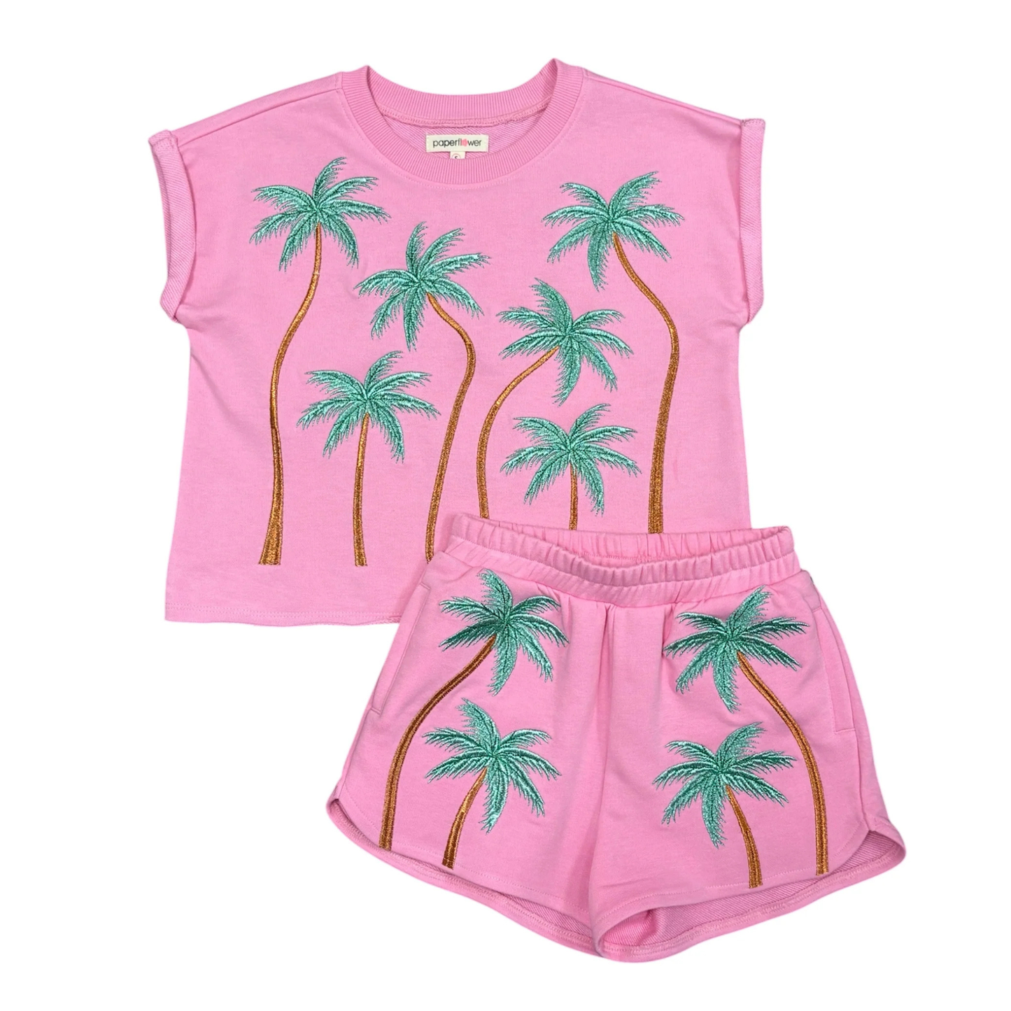 Embroidered palm top