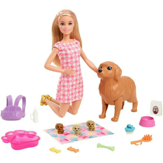 Barbie doll & pets playset