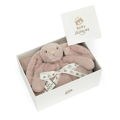 Bashful luxe bunny blankie - rosa