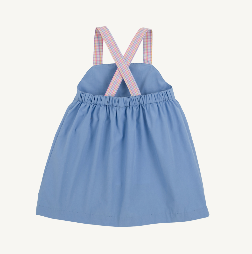 Macy drew dress - park city periwinkle/woodstock park plaid