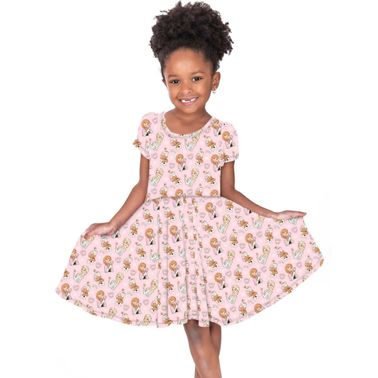 Snow sisters s/s twirl dress