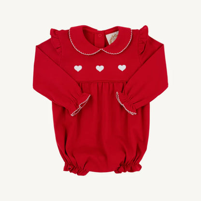 L/s biltmore bubble - hearts/richmond red