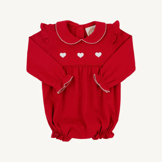 L/s biltmore bubble - hearts/richmond red