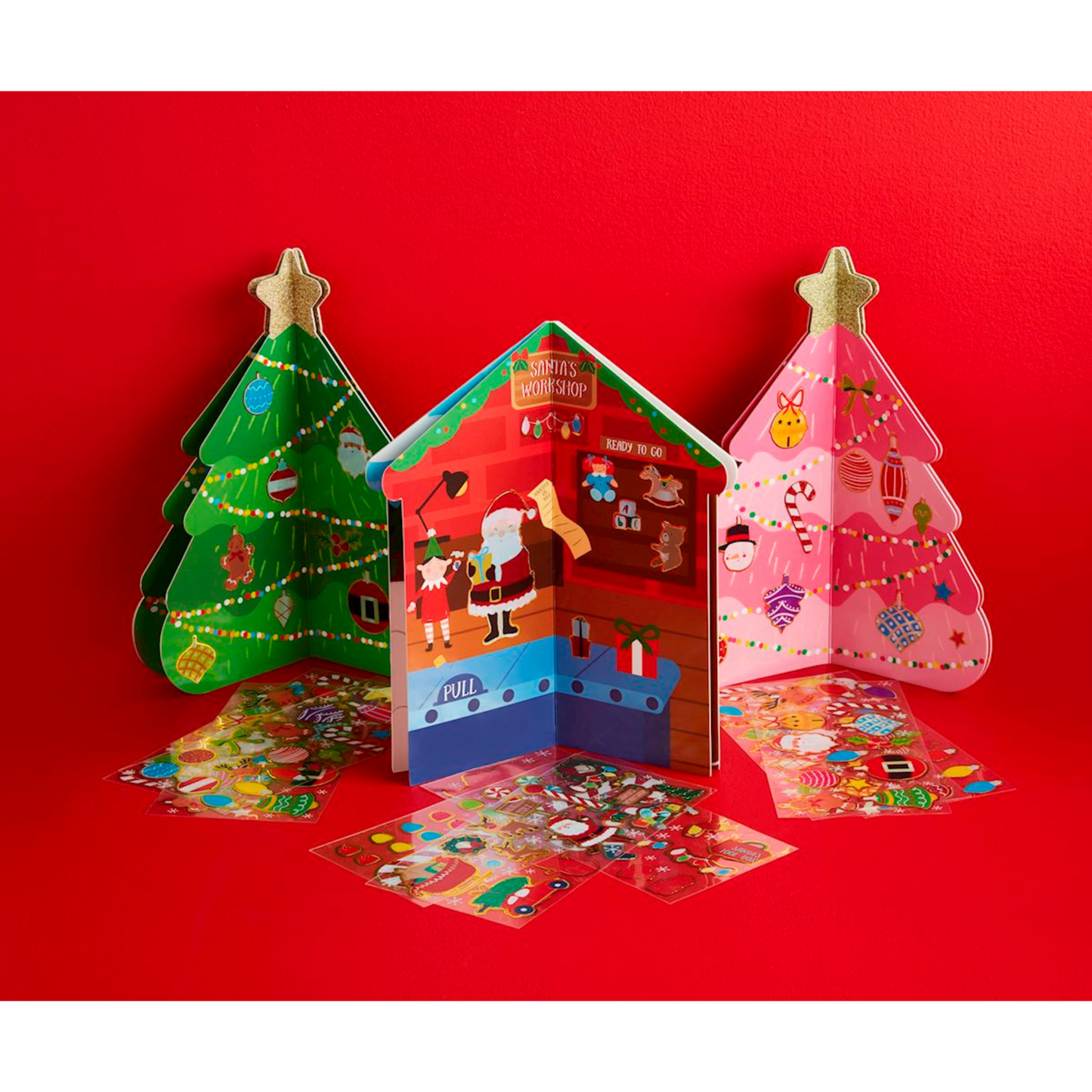 Christmas sticker books