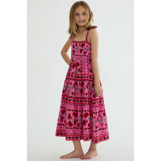 Little charlotte dress - redwood floral