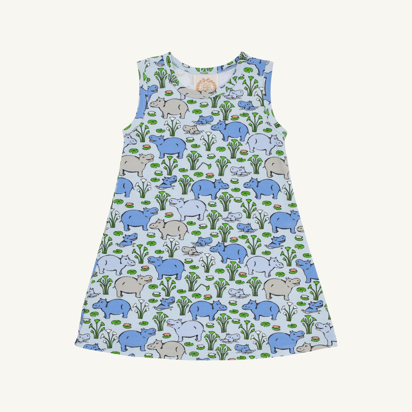 Sleeveless polly play dress - bal harbour hippo
