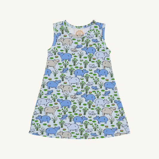 Sleeveless polly play dress - bal harbour hippo