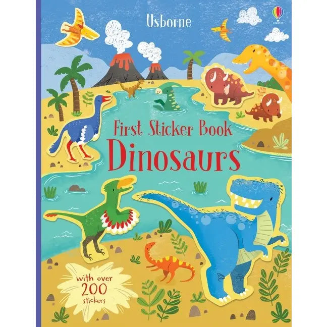 First sticker book - dinosaurs