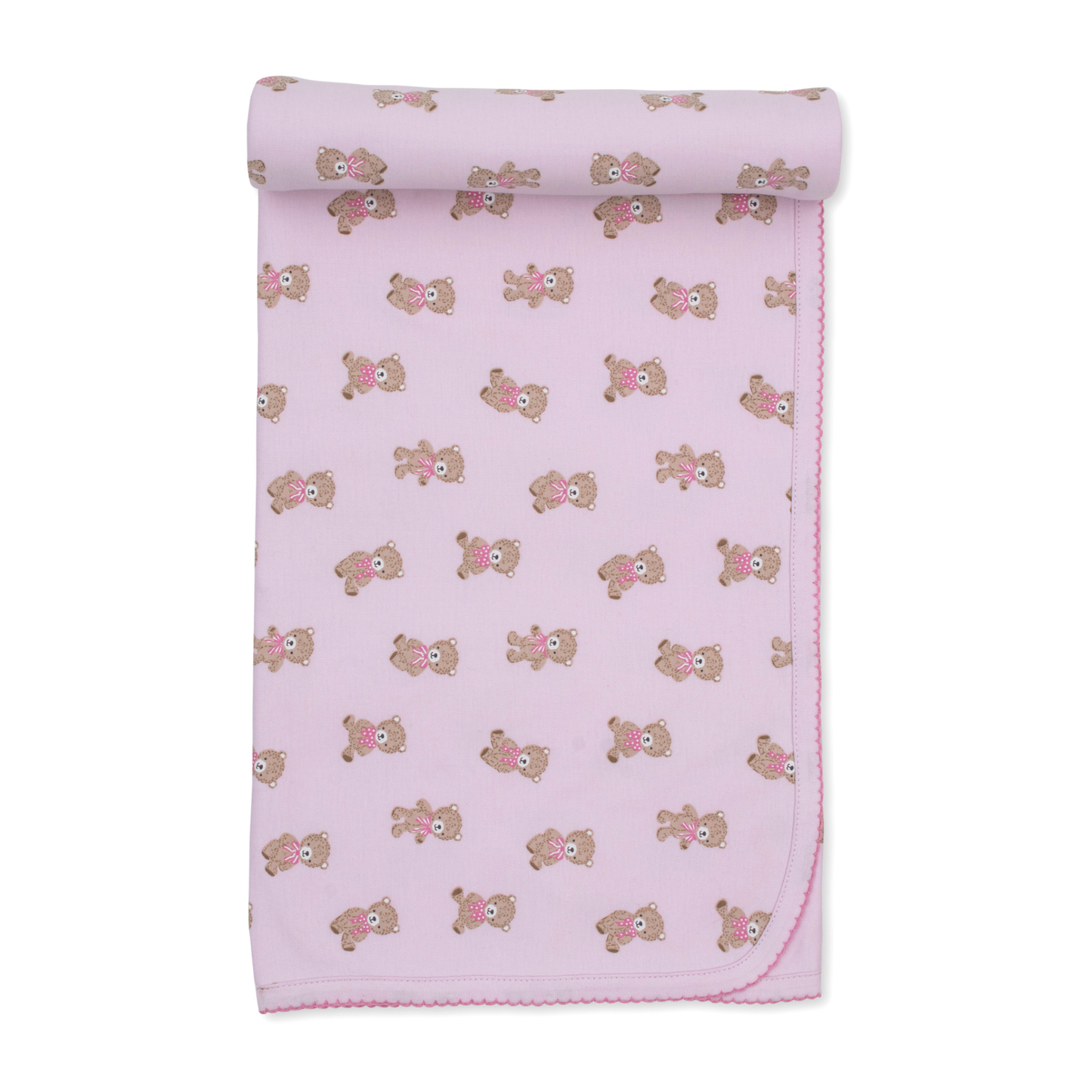 Teddy bear club blanket - pink