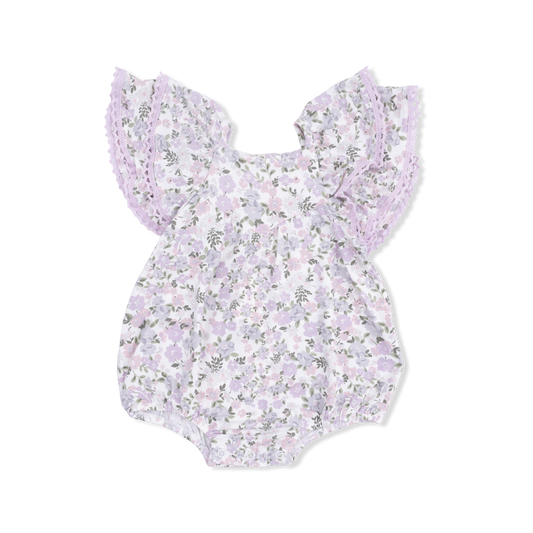 Shannon floral vneck bubble