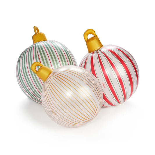 Vintage stripe l/u inflatable ornaments