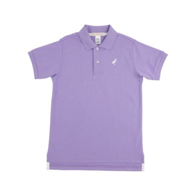 Prim and proper s/s polo - palisades purple/waw