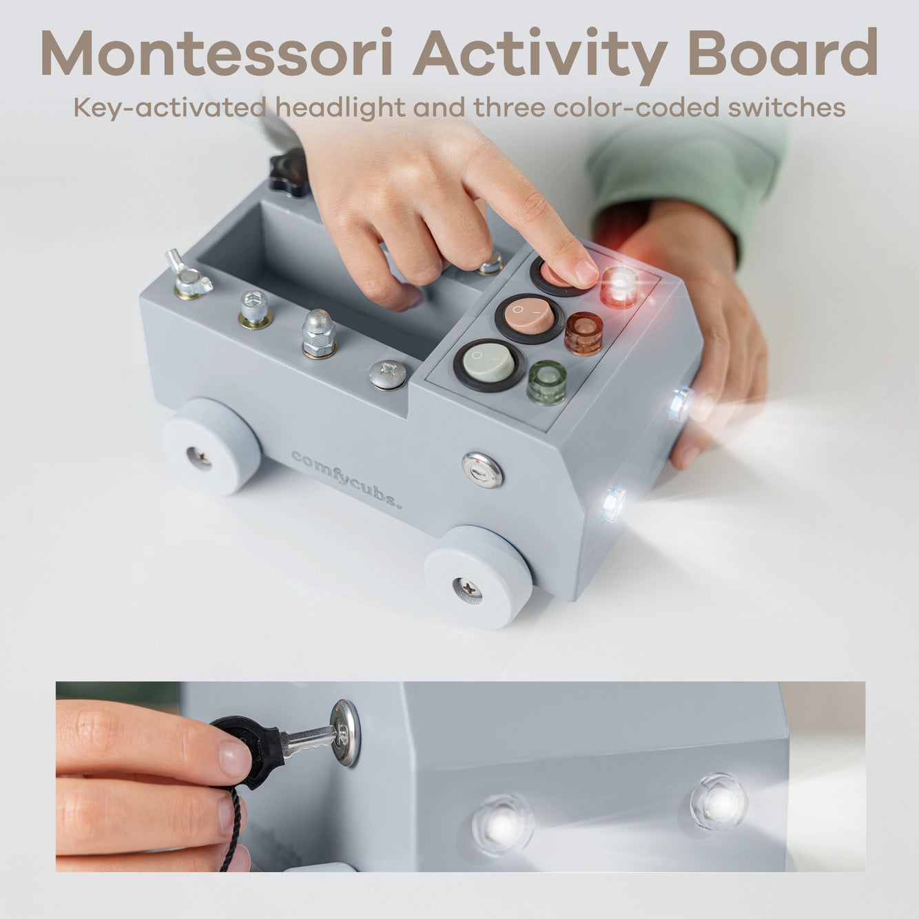 Busy board truck toy set - pacific blue